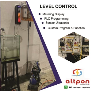 Kontrol Level Air berbasis PLC
